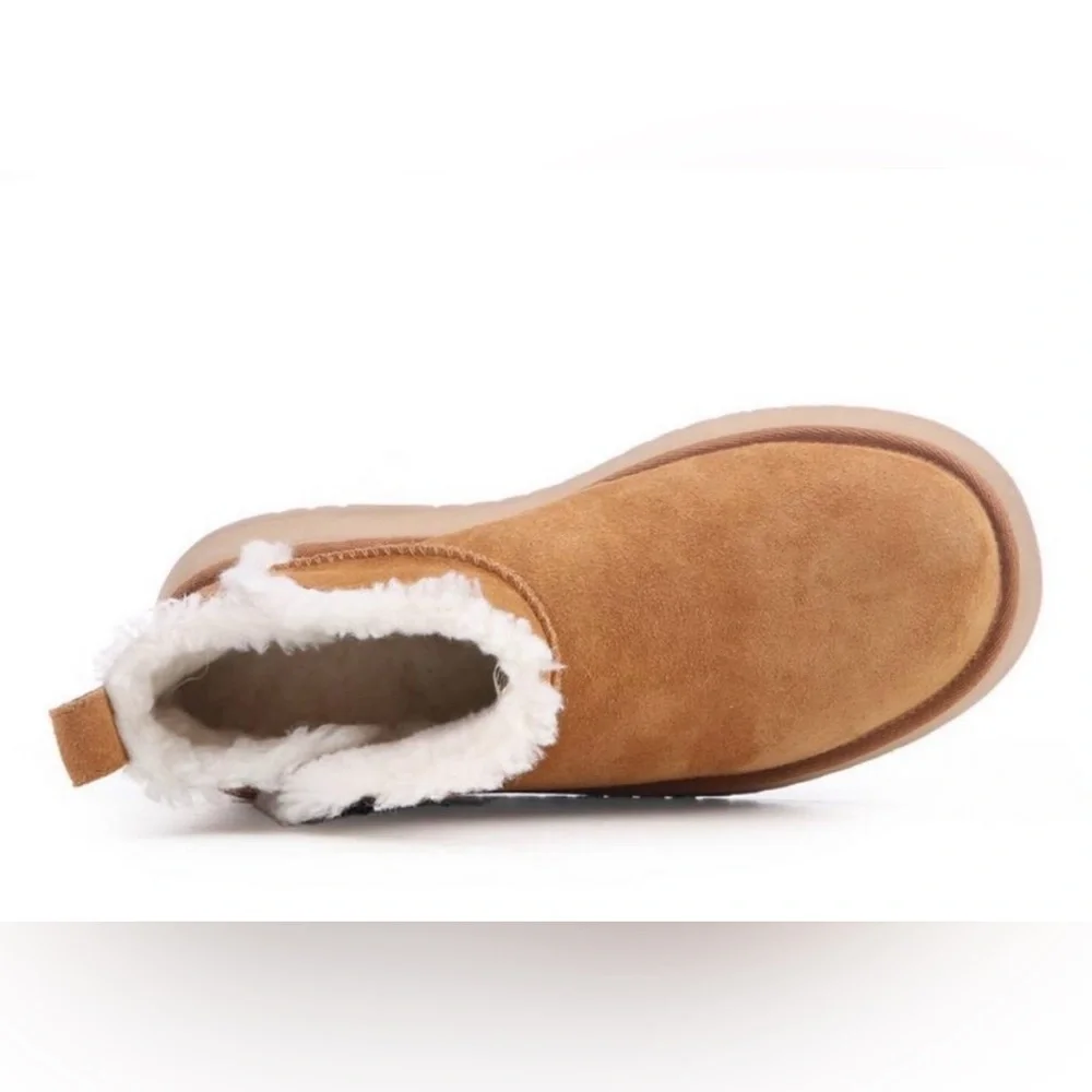 KOOLABURRA By UGG Koola Ultra Mini Platform Boots Womens Size 9 Chestnut Brown